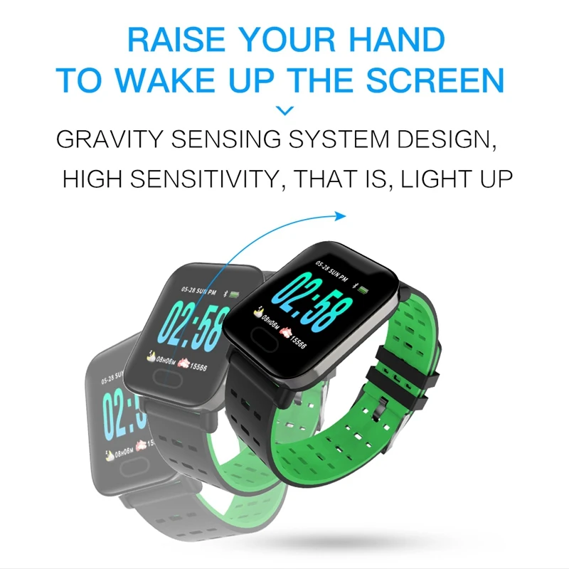 ITSYH для мужчин Смарт часы сердечного ритма мониторы Спорт фитнес трекер сна