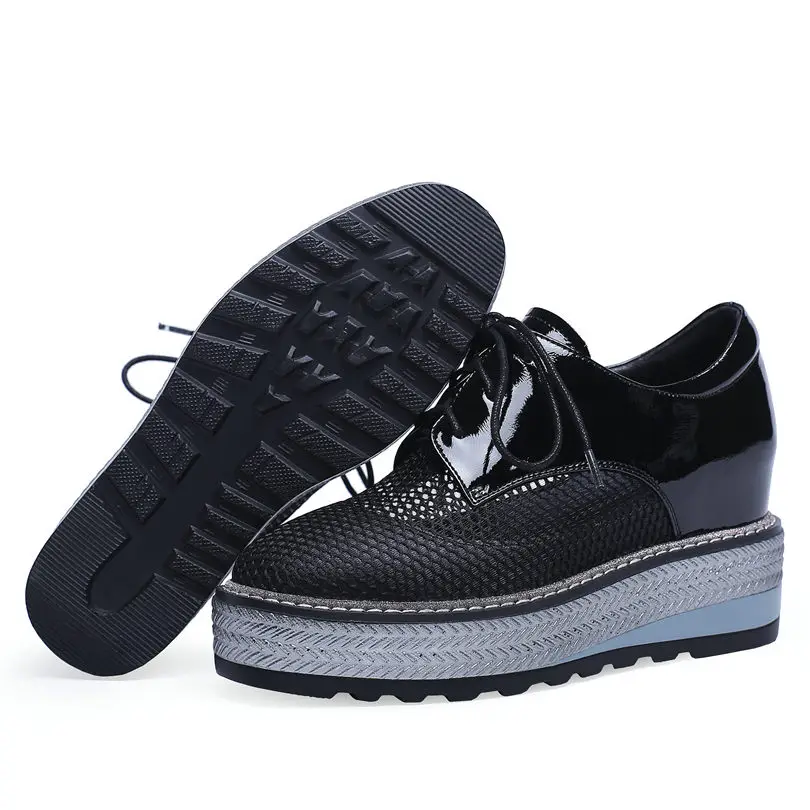 Популярные Дышащие теннисные туфли на толстой мягкой подошве Женские