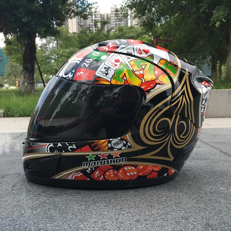 Бренд Maluhsun мотоциклетный шлем рыцарский женский защитный шлем capacete casco полный шлем dot одобренный во все сезоны