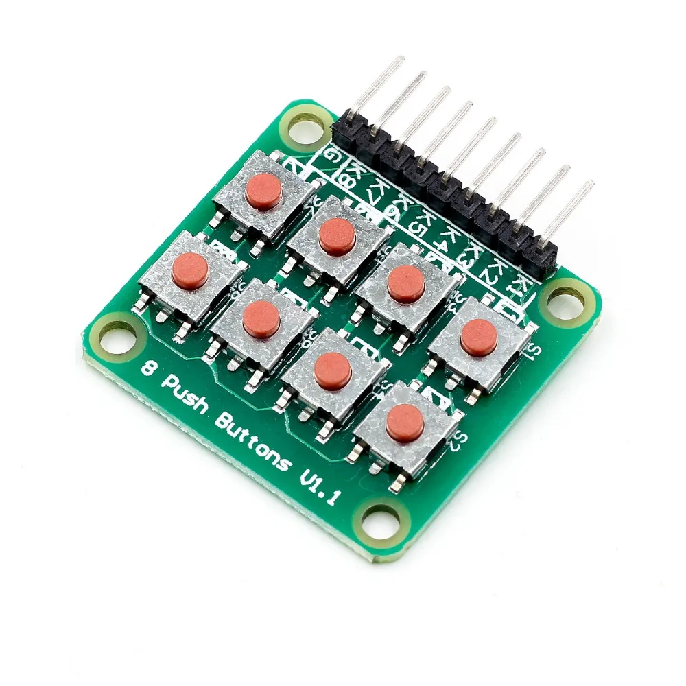 2x4 клавиатура 4x2 8 кнопочных кнопок V1.00 клавишная плата матрица кнопка для Arduino AVR PIC