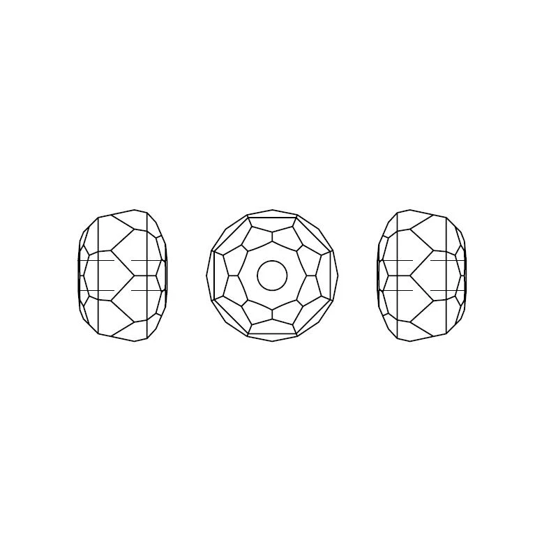 (1 шт.) Круглые бусины из австрийского хрусталя Swarovski 5045 стразы россыпью для