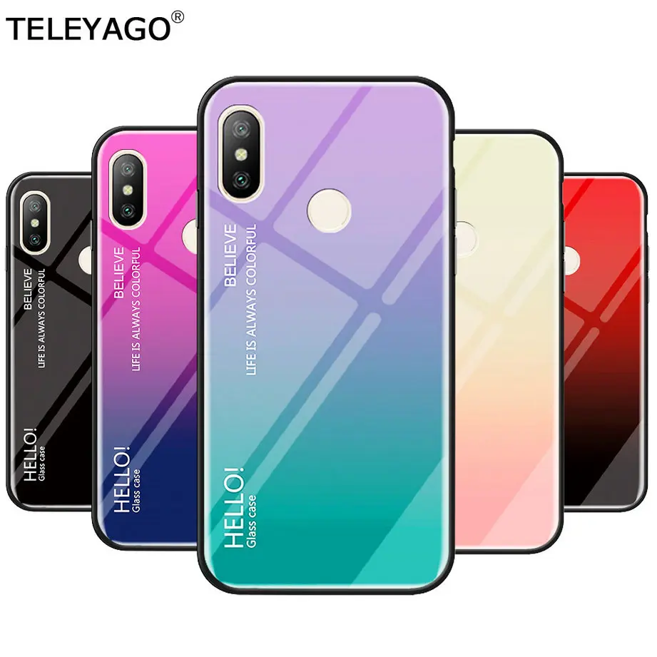 Для Xiaomi Poco F3 M3 X3 NFC Mi CC9 Pro играть Max 2 3 ремешок Мода Градиент красочный чехол