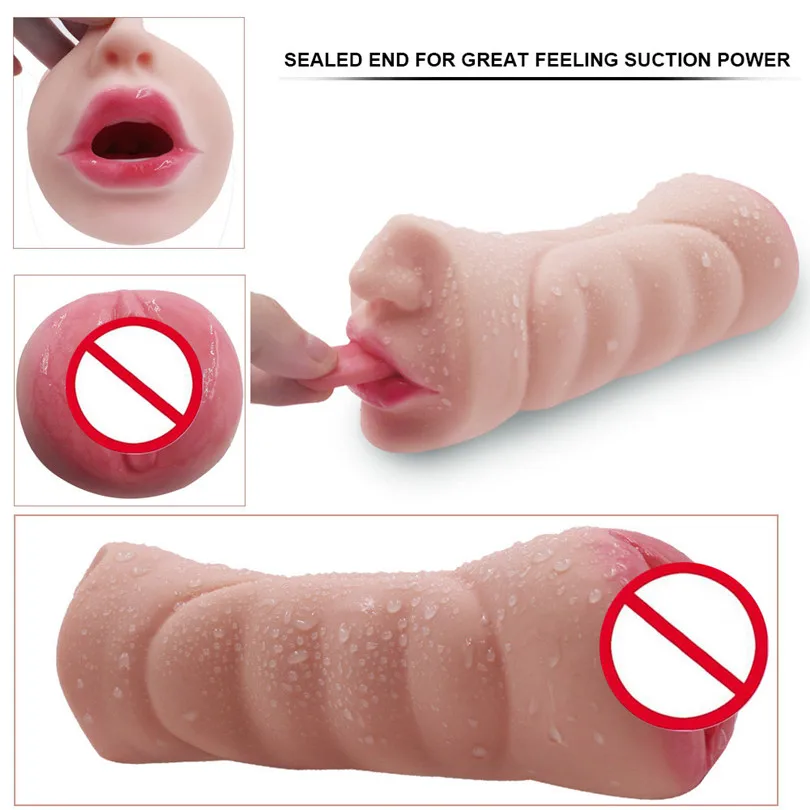 3D реалистичный оральный удар работа Глубокая глотка зубы и язык мужской Вагина