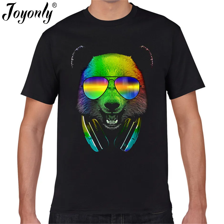 

Joyonly New 2020 Summer Children Brand 3D Animal T-Shirt For Boys And Girls Panda Mask Pug Cat Dj Printed T Shirt Kids Cool Tees