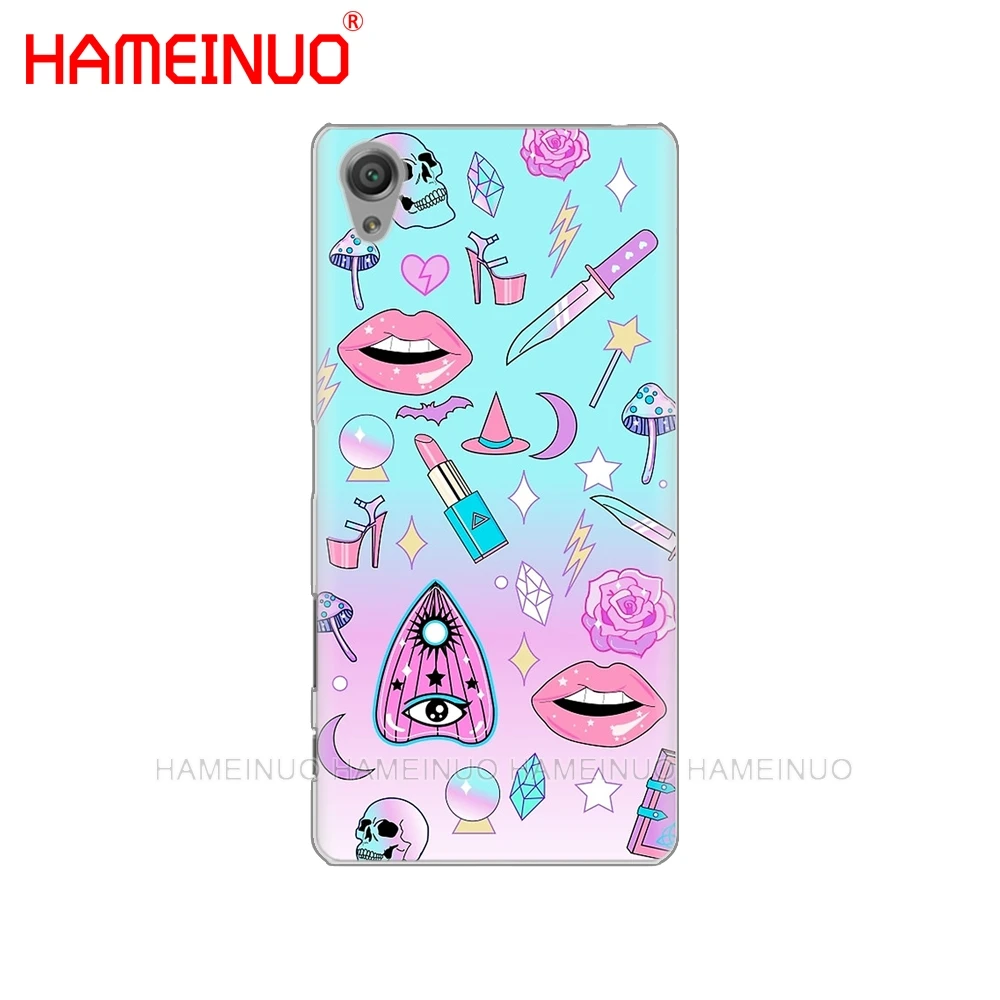Чехол для телефона gameinuo Pastel Goth Girl Bats rainbow разноцветный чехол sony xperia z2 z3 z4 z5 mini plus aqua