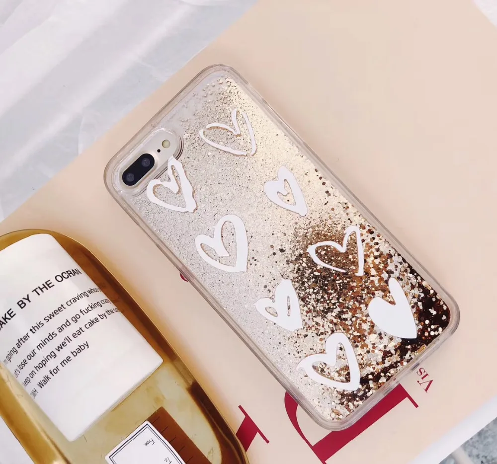 Zxtrby для iPhone X XS Max Роскошные сердце любовь Жесткий ПК телефон чехол 6 6s 7 8 плюс Bling