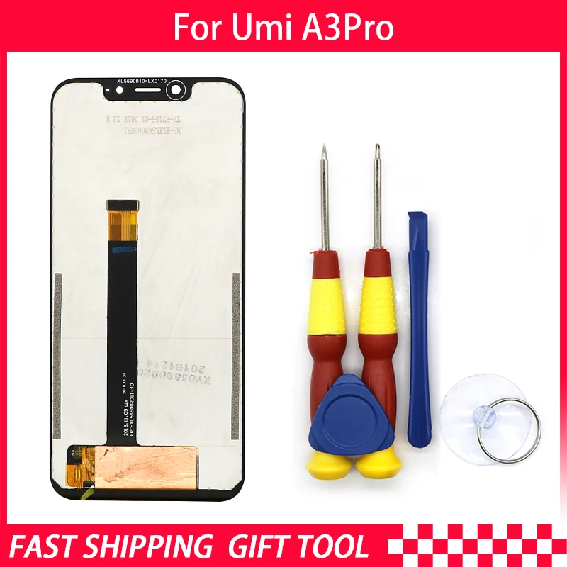 Новый оригинальный для Umi Umidigi A3 pro сенсорный экран ЖК дисплей Запасные части +