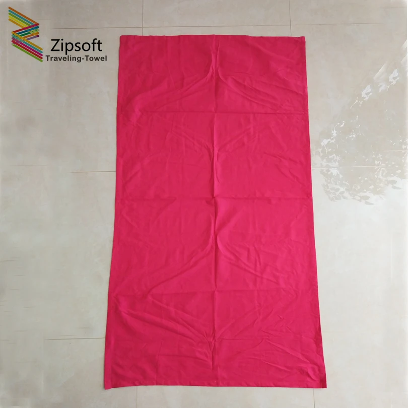 Zipsoft 2pc  Лот микрофибры красный Полотенца Спортивные быстро сохнут пляжное