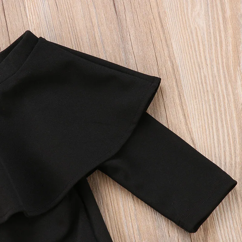 Новинка 2018 брендовые топы с открытыми плечами для маленьких девочек блузка