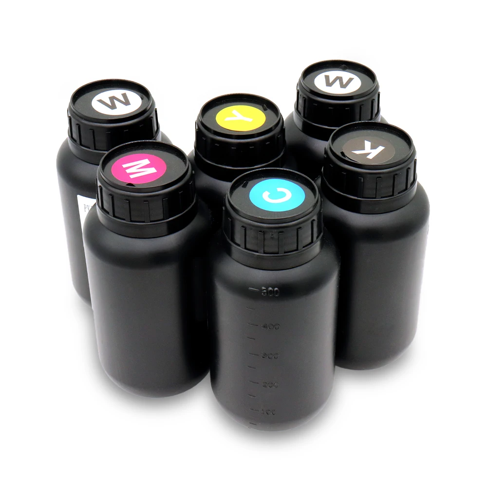 1L Светодиодный УФ-чернила 6 цветов (CMYKWW) для УФ-планшетного принтера Ricoh GH2220 GEN4 GEN5