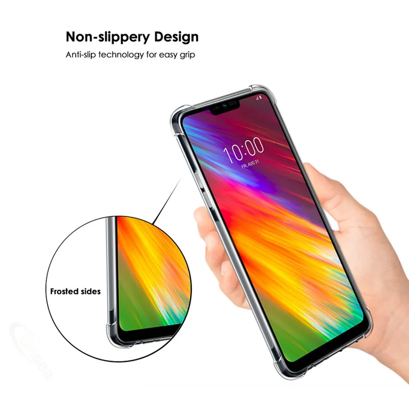 Роскошный чехол для LG Q9 ультра прозрачный тонкий мягкий силиконовый