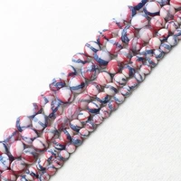 wholesale 4 12mm multi color stripe jaspers round loose beads 15 bjs3 for jewelry making can mixed wholesale