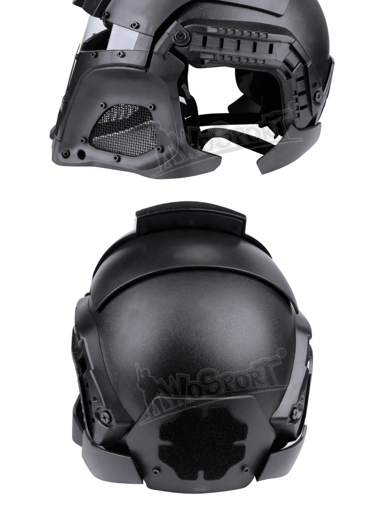 WoSporT камуфляжные военные шлемы с боковым Рельсом NVG кожух 310FPS передача база открытый Тактический Боевой страйкбол Пейнтбольные шлемы