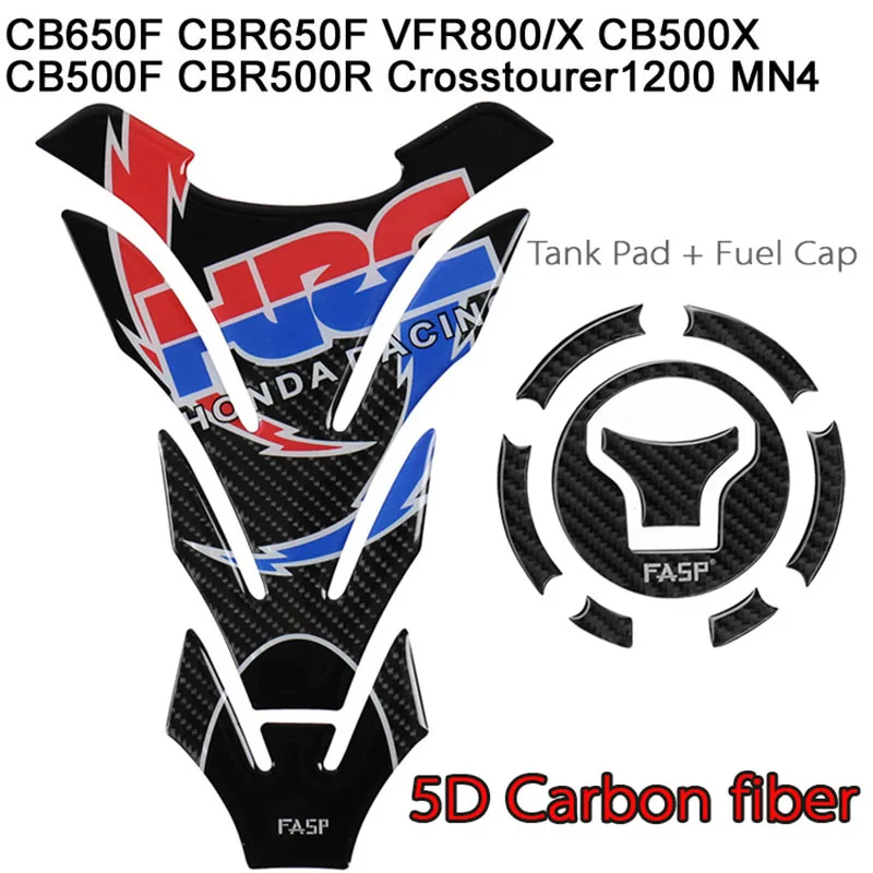 Для CB650F CBR650F VFR800/X CB500X CB500F CBR500R Crosstourer1200 MN4 крышка топливного бака наклейка накладка