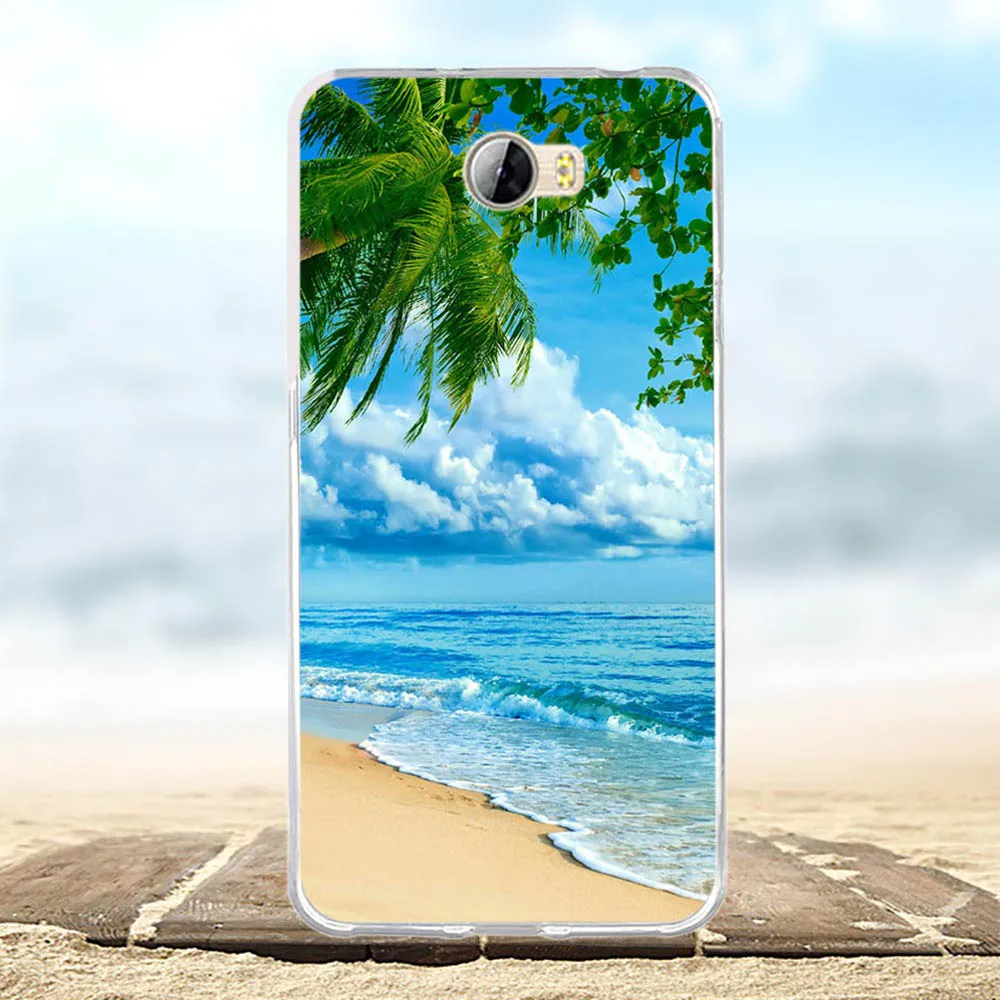 Чехол для Huawei Y5 II Honor 5A силиконовый чехол Y5II Y6 компактный с животными чехлы