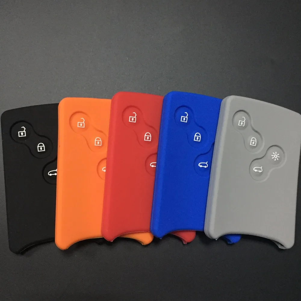 GPFORTYSIX силиконовый чехол для автомобильного ключа бумажник Renault Clio Scenic Megane Duster
