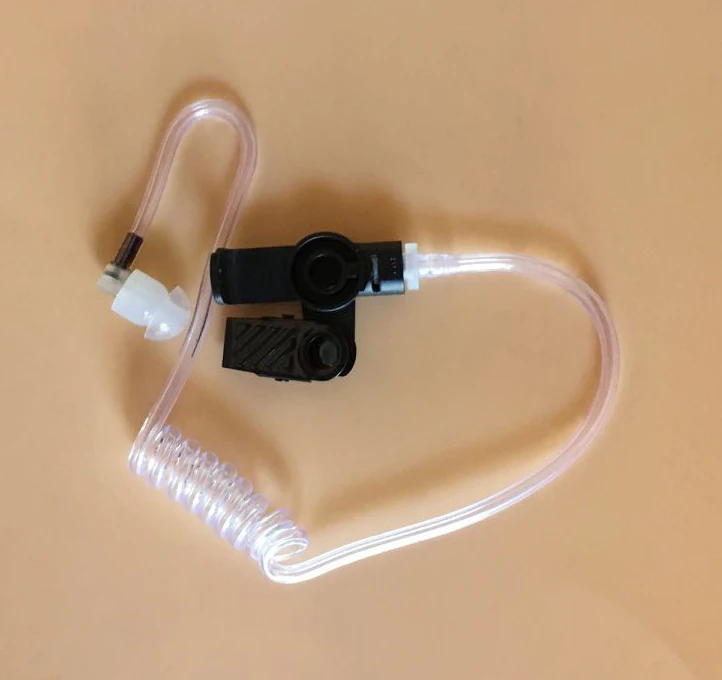 10 шт. 2 проводная акустическая Трубная гарнитура для наблюдения наушник PTT Mic Kenwood