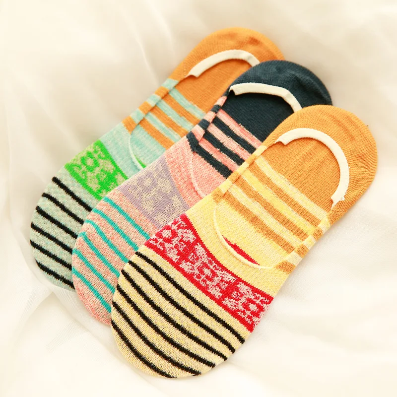 10 Пар/лот Новый 2016 народном стиле дамы круг тонкие хлопковые носки и мелкая рот