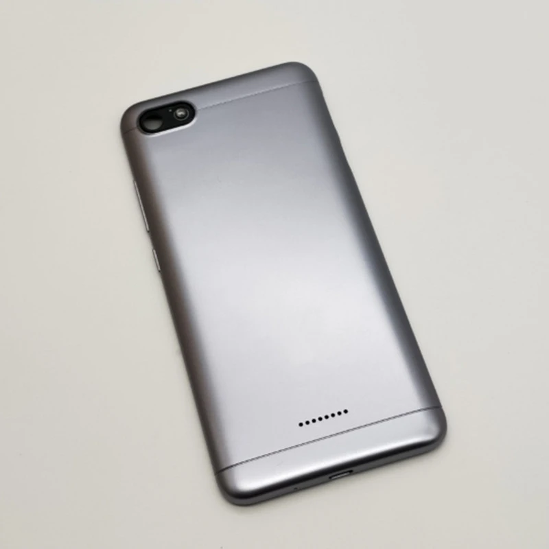 Для Xiaomi Redmi 6A батарея задняя крышка корпус пластиковая дверь для Xiaomi Redmi 6A камера Стекло объектив Запасные части