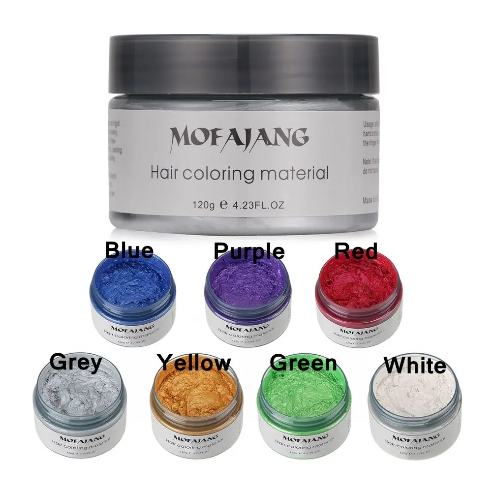 Grandma ash Hair Coloring Material Styling One-Time Wax Disposable Dye Mud Easy To Wash buy 2get 1free | Красота и здоровье