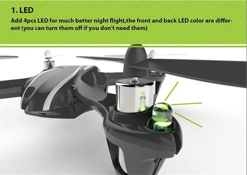 Новая версия Модернизированный Hubsan X4 V2 H107L 2,4G 4CH 6-осевой RC Дрон Квадрокоптер RTF режим 1/режим 2