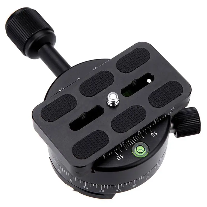 360 градусов Штатив Quick Release зажим пластина панорамная головка панорамирование