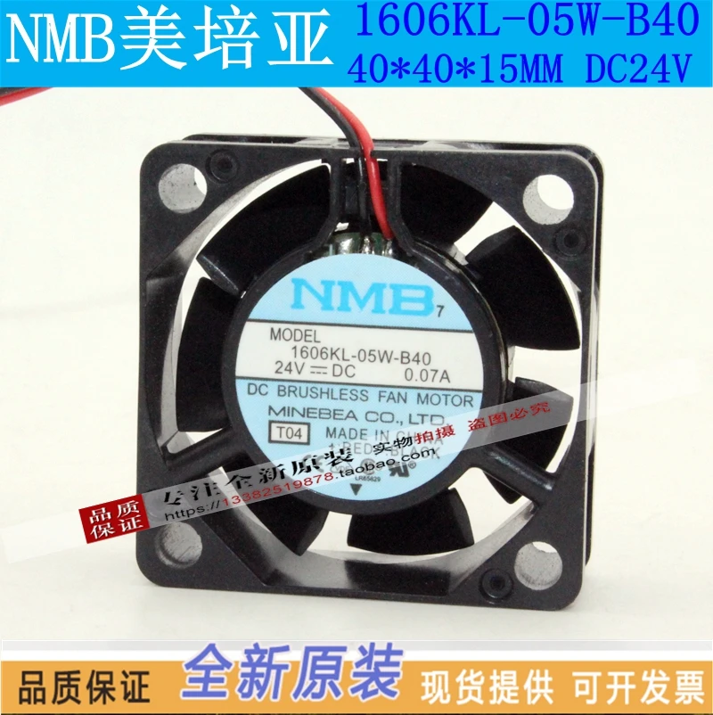 New Original NMB 1606KL-05W-B49 1606KL-05W-B40 DC24V 0.07A 40*40*15MM Inverter cooling fan
