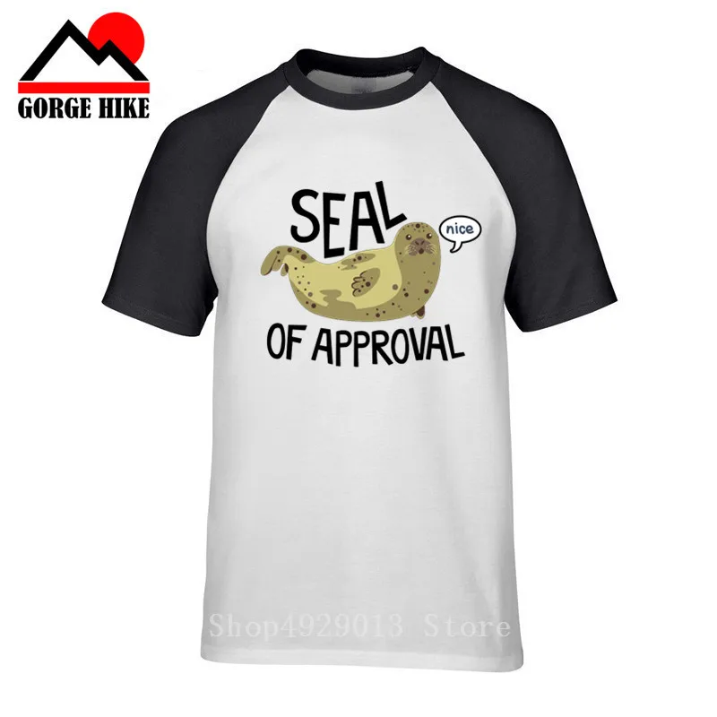 Мужская футболка в стиле хип хоп с принтом животных Милая коротким рукавом