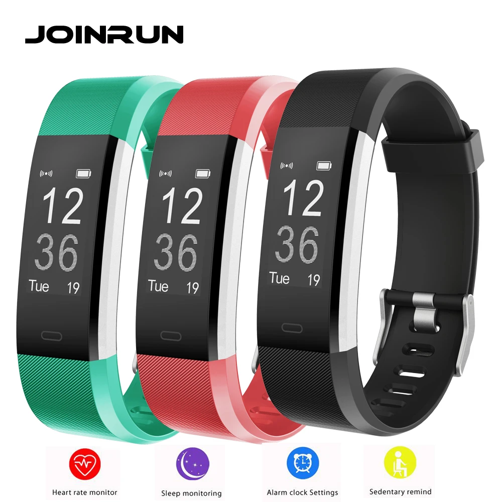 Смарт браслет JOINRUN ID115 Plus пульсометр шагомер фитнес трекер смарт IOS Android