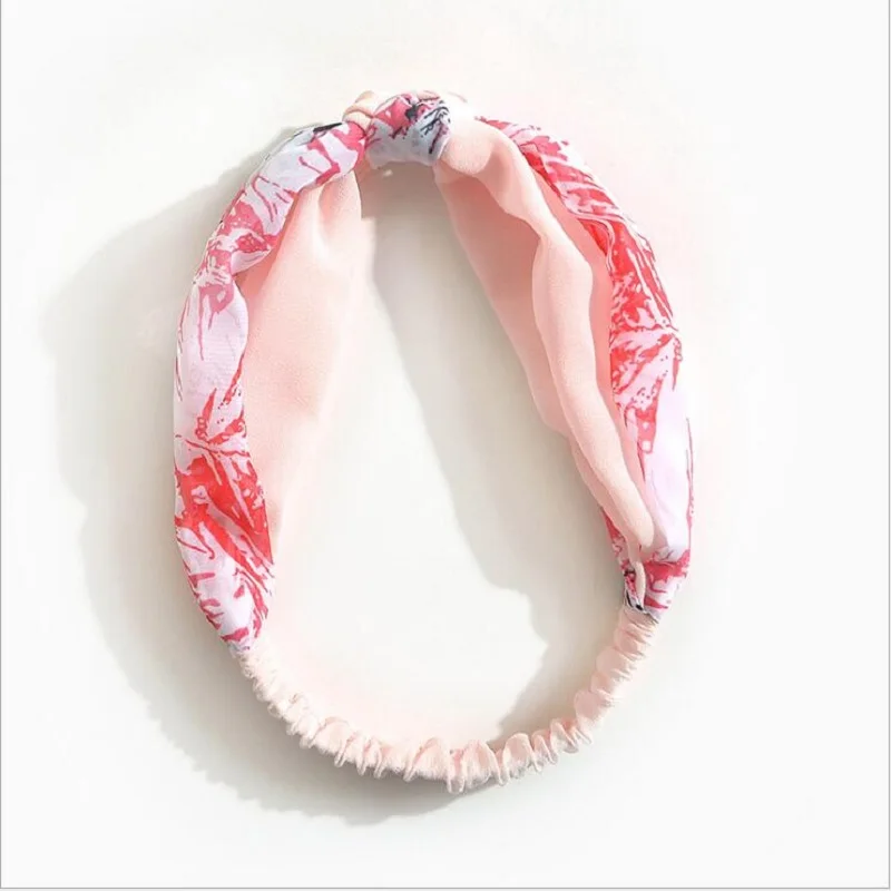 Женская повязка на голову Find Me с цветочным принтом эластичная резинка для волос