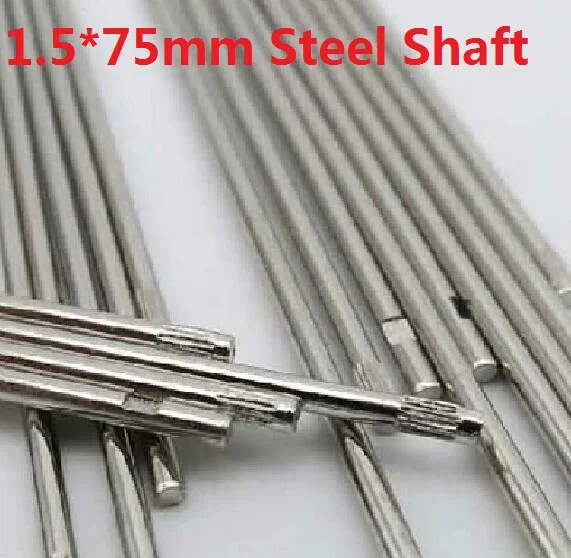 

10 pcs/lot 1.5*75MM DIY Cars Steel Shaft Axis Model Embossing Metal Connecting Rod Free Shipping Russia