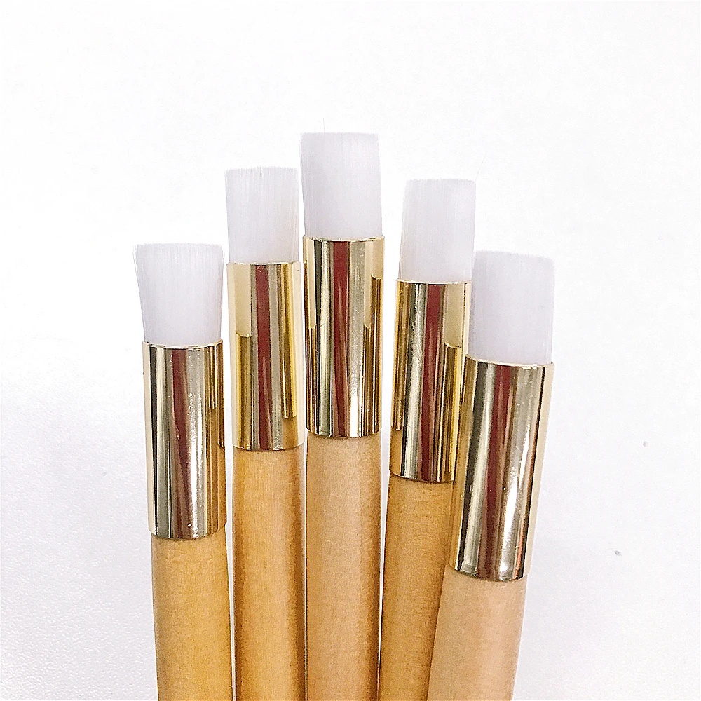 Черноголовая щетка для чистки ресниц нос кисти с деревянными ручками шампунь