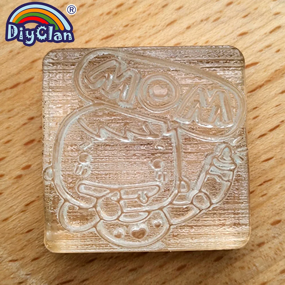 Узор для мамы и ребенка ручная работа смоляное мыло штамп ясное детское