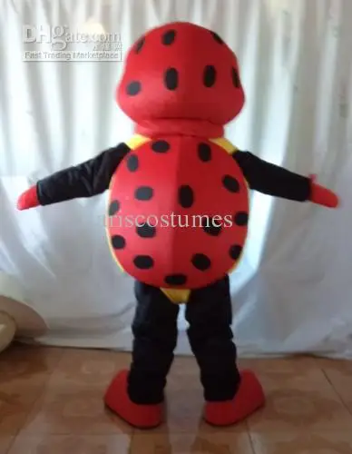 New Adult Cute Ladybug Party Mascot Costume Christmas Fancy Dress Halloween Free Ship | Тематическая одежда и униформа
