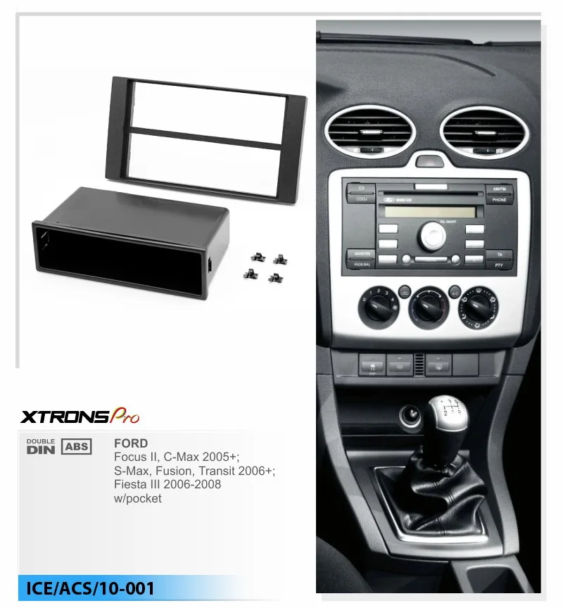 Автомобильный монитор Xtrons Radio Fascia frame для FORD Focus II C Max S Fusion Transit Fiesta Galaxy|frame bike|frame
