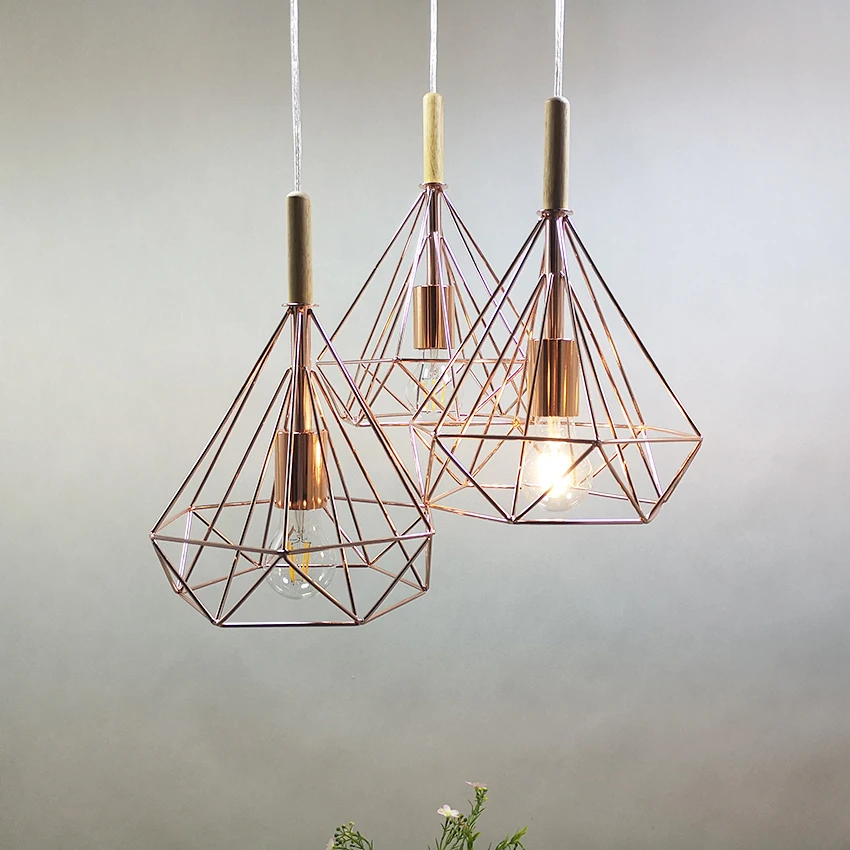 Современный подвесной светильник в виде птичьей клетки диаметр 25 38 см