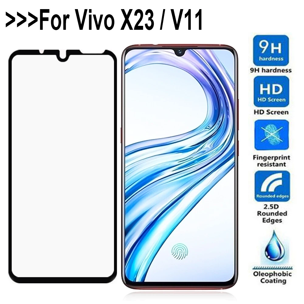3D закаленное Стекло для Vivo X23 полный охват Экран защитная плёнка НУА Вэй