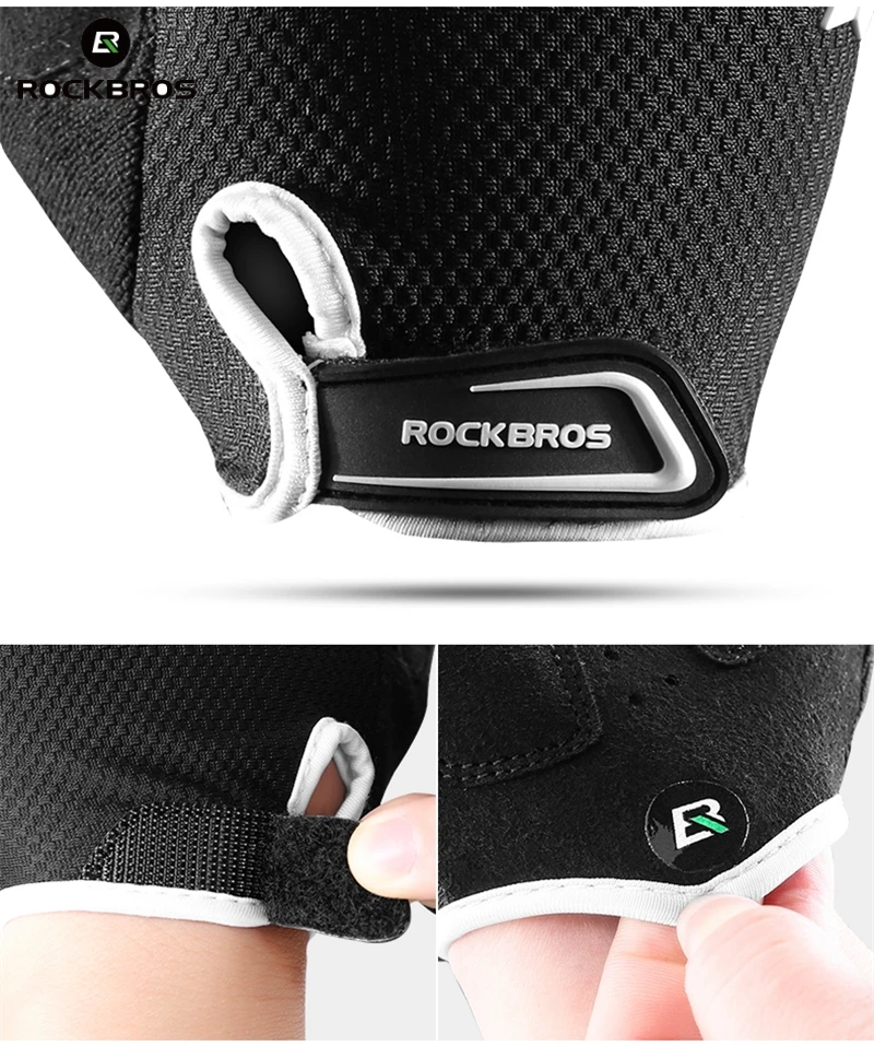 ROCKBROS перчатки для мотоцикла детские перчатки с половинным пальцем анти-сток дышащие MTB перчатки для горного велосипеда детские спортивные перчатки для верховой езды