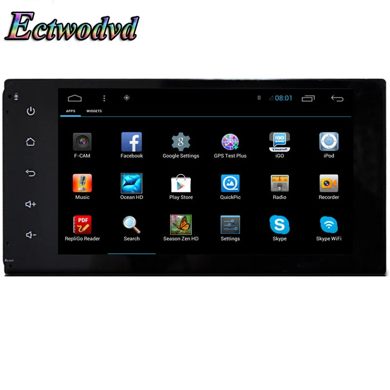 Ectwodvd Восьмиядерный Android 8 1 Автомобильный gps навигация для Toyota RAV4 (2001 2008)/Corolla (2000