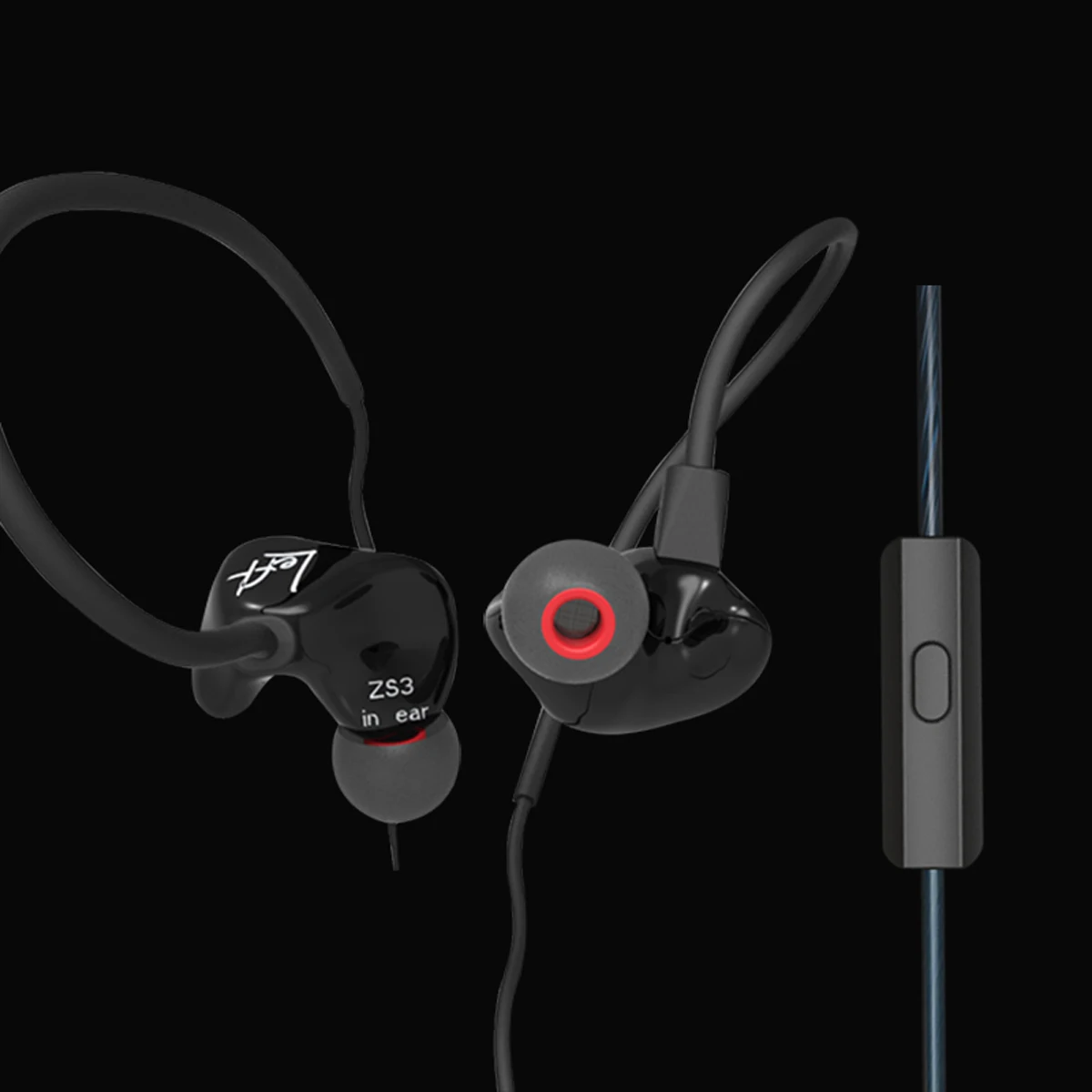 Музыкальные наушники спортивные Стерео шумоподавление в ухо для бега спорт HIFI