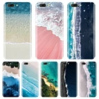 Чехол-накладка для One Plus 3, 3T, 5, 5T, 6, 6T, силиконовый, мягкий, розовый, синий, Пляжная волна, океан, путешествия, море чехол для телефона, для OnePlus 3, 3T, 5, 5T, 6, 6T