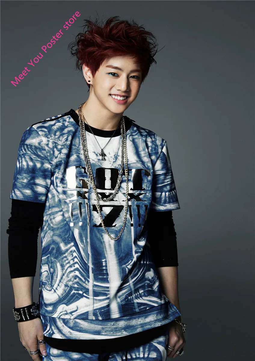 KPOP GOT7 плакат глаза на йо само белое покрытие GOT 7 плакаты домашний декор украшения гостиной художественные наклейки на стену подарок B4