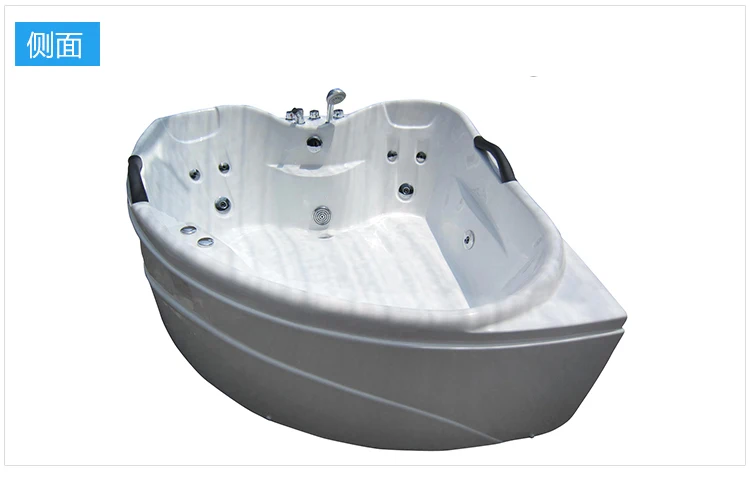 Двухместная угловая гидро джакузи массажная ванна M-2005 | Обустройство дома