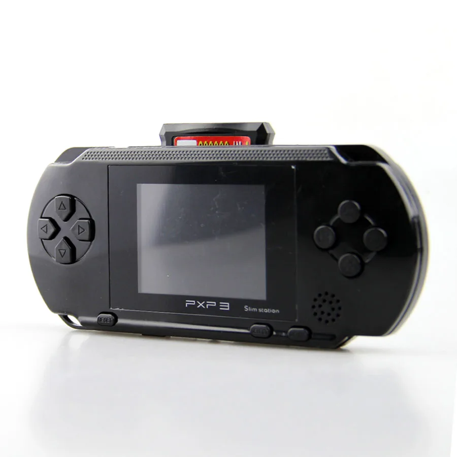 Портативная портативная игровая консоль PXP3 16-битная с av-кабелем + 2 игровых карты