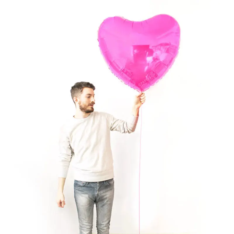 

32inch Heart Shaped Foil Balloons Valentine Day Red Black Pink Ballons Kids Happy Birthday Decorations Wedding Party Supplies