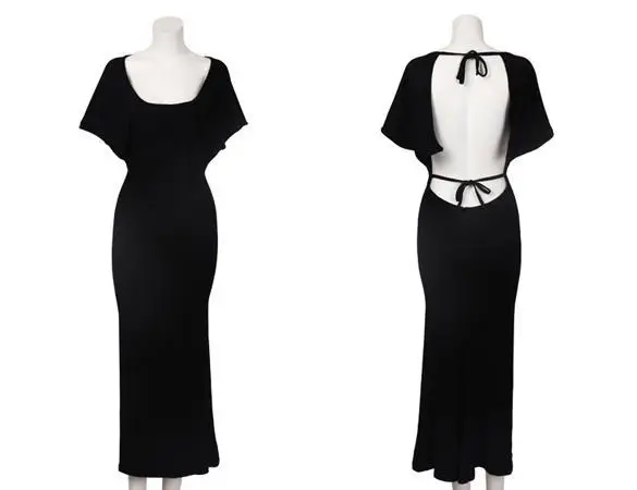 New Women Summer Sexy dress Backless Maxi Long Dress Two Colors free shipping 3583 | Женская одежда