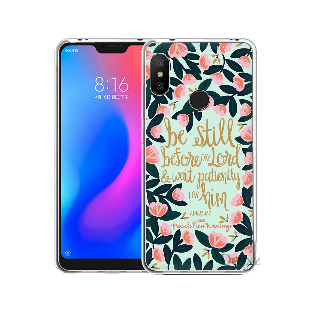 Чехол для телефона с библейскими стихами Redmi Note 3 4 4X 5 5A 6 Pro Prime Protect | Мобильные