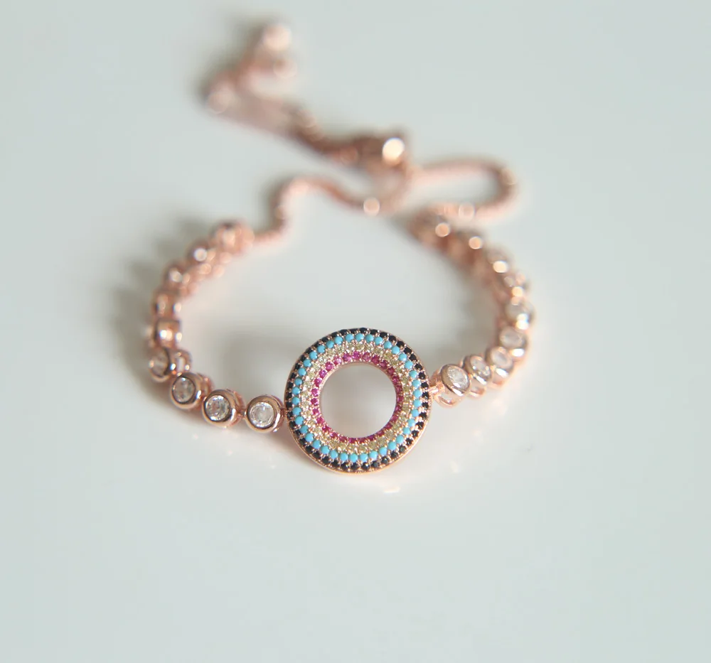 2017 Блестящие модные ювелирные изделия браслеты паве AAA кубический цирконий