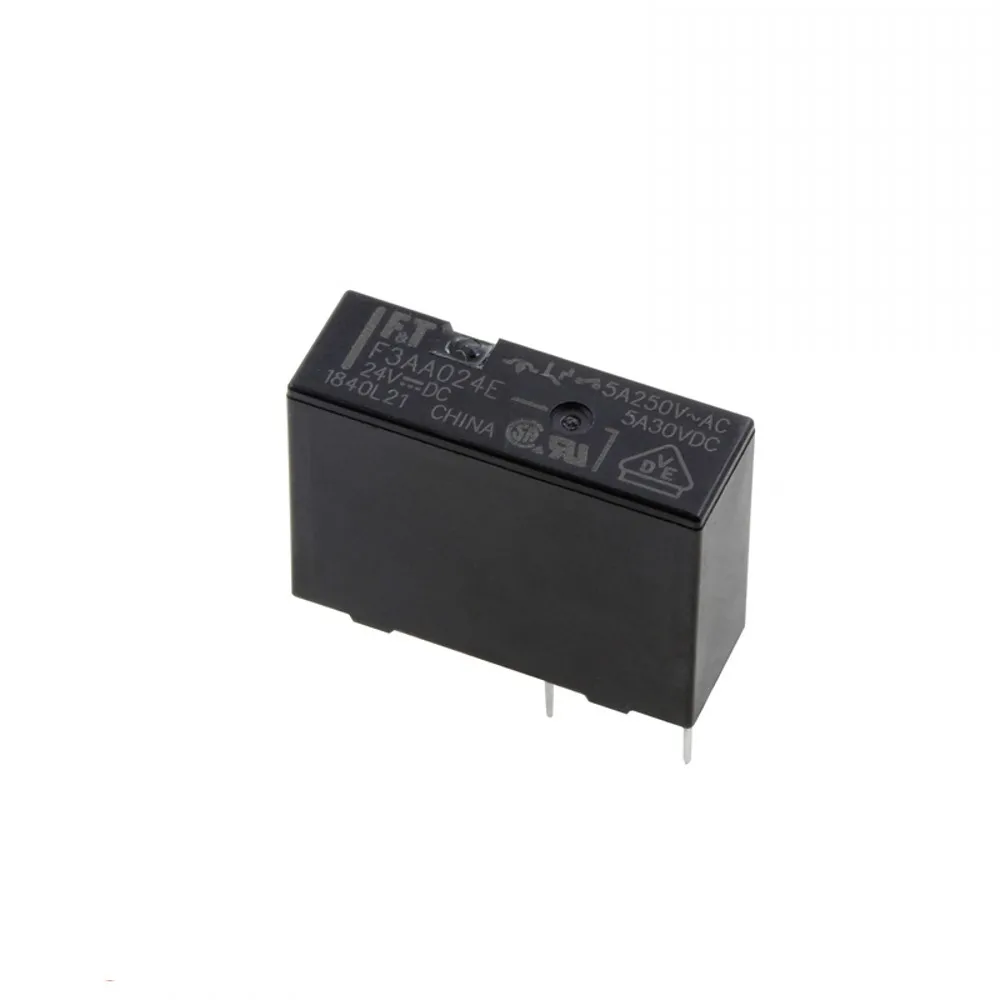 50 шт./лот реле мощности F3AA005E 5v F3AA012E 12v F3AA024E 24v 5A 4pin DC5V 12V 24V Новый оригинал|Реле| |