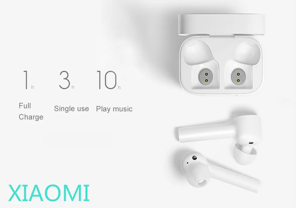 Набор из 2 шт., оригинальные наушники Xiaomi Air TWS, BT, настоящие беспроводные стерео спортивные наушники, ANC переключатель ENC, автоматическая пауза, управление нажатием